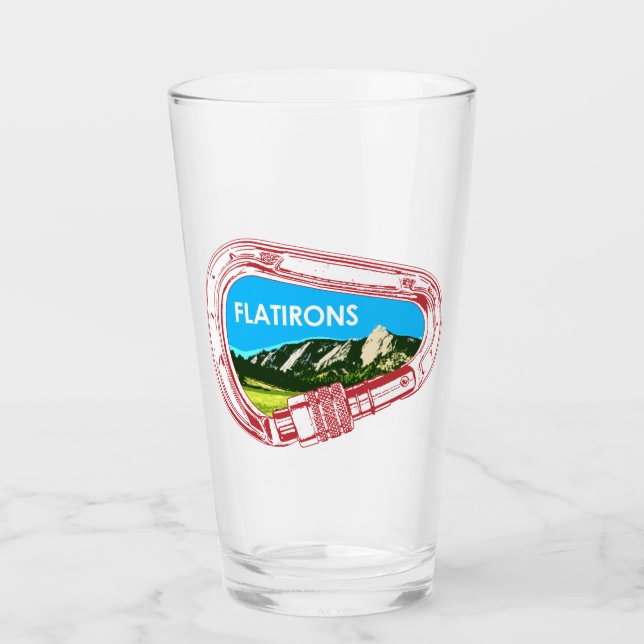 Flatirons Climbing Carabiner Glas (Vorderseite)