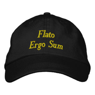 Flato Ergo Sum (I Furz, also bin ich) Bestickte Kappe