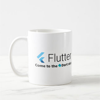 Flattern: Gekommen zur Pfeil-Seiten-Weiß-Tasse Kaffeetasse