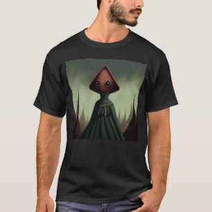 Flatwoods Monster Braxie 1952 Creepy Alien Cryptid T-Shirt