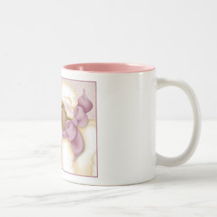 Flaumige der Kaffee-Tasse des Mutterschafs Zweifarbige Tasse