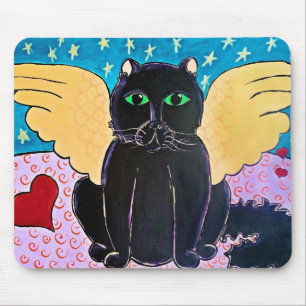 Flaumige Engels-Katze Mousepad