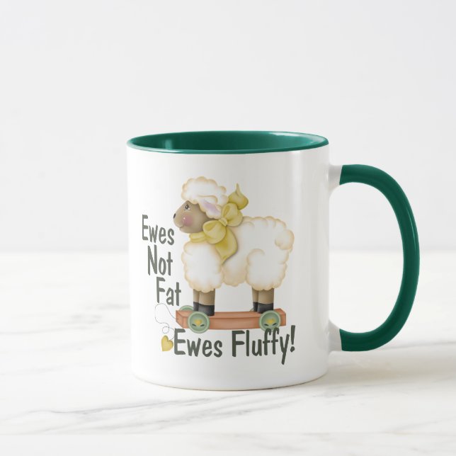 Flaumige Mutterschafe Tasse (Rechts)
