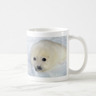 Flaumiger Harfen-Siegel-Welpe Kaffeetasse