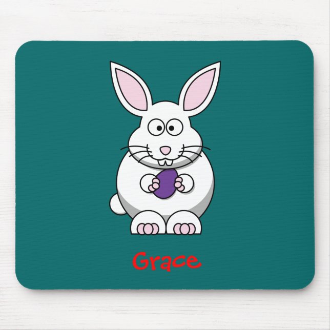 Flaumiges Häschen Mousepad (Vorne)
