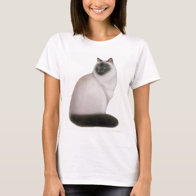 Flaumiges Himalajakatzen-Baby - Puppe Shirt (Vorderseite)