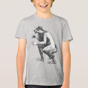 Flauros Humanoider Leopard Wörterbuch Infernalisch Tri-Blend Shirt