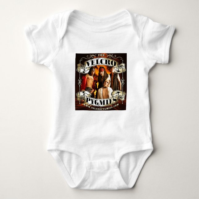 Flausch-Pygmäen Baby Strampler (Vorderseite)