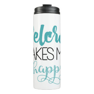 Flausch stellt mich glückliche Trommel her Thermosbecher