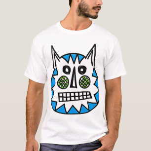Flauschige Katze T-Shirt
