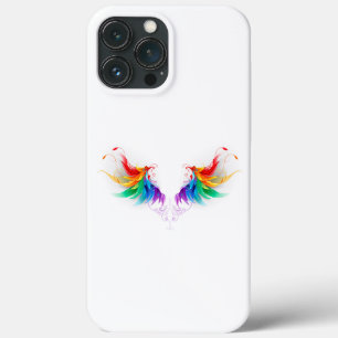 Flauschige Regenbogenflügel Case-Mate iPhone Hülle