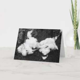 flauschiger Dankeschön-Karte Dankeskarte