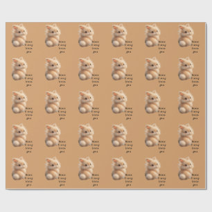 Flauschiger Hase: Irgendein Hase liebt dich Geschenkpapier