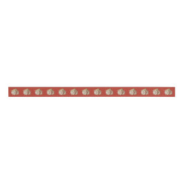 Flauschiger Igel Geschenkband Rotdesign 3,8 cm Ripsband