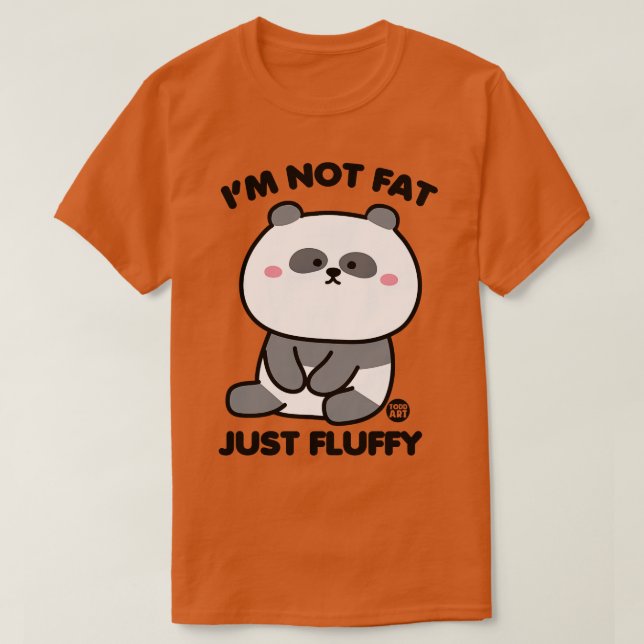 flauschiger Panda T-Shirt (Design vorne)