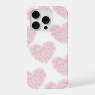 Flauschiges Baumwollherz iPhone 15 Pro Hülle