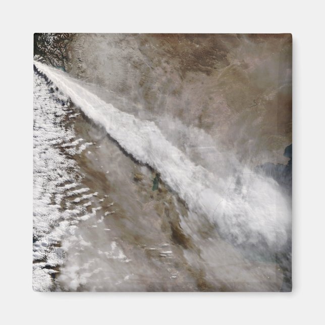 Flaute aus dem Ausbruch des Chaiten-Vulkans, Chile Magnet (Vorne)