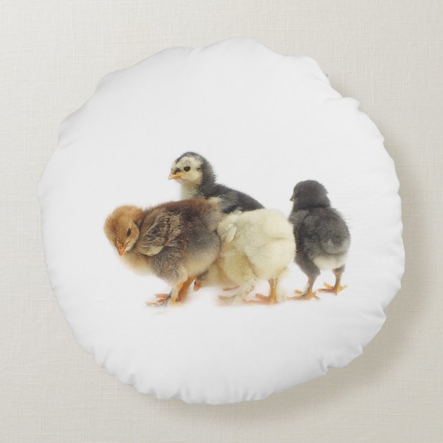 Flaute Rundes Kissen (Rückseite)