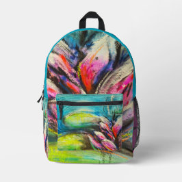 Flautenwellen Bedruckter Rucksack