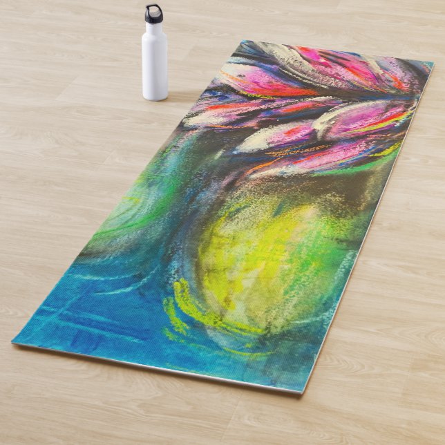 Flautenwellen Yogamatte (Beispiel)