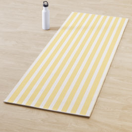 Flavescent Yellow  Vertical Stripped  Yogamatte