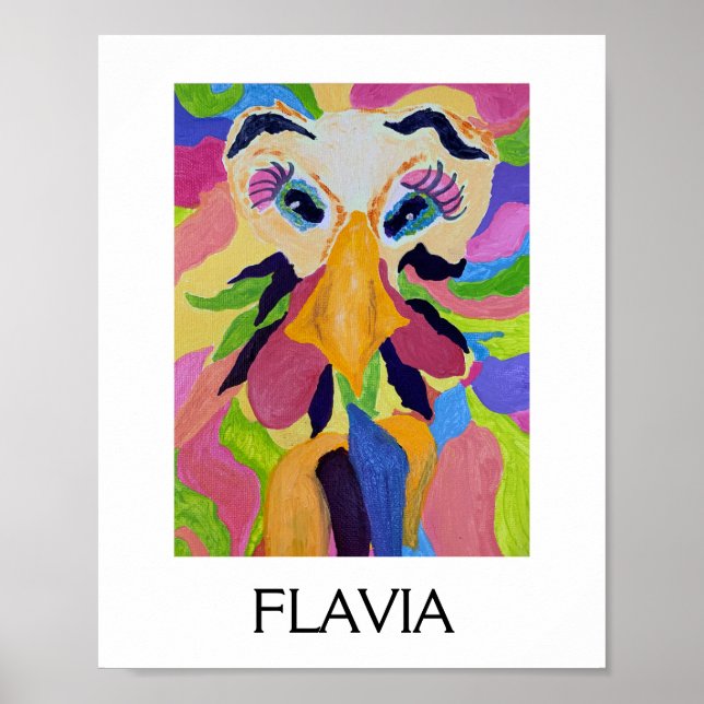 Flavia Poster, 8 x 10 Poster (Vorne)