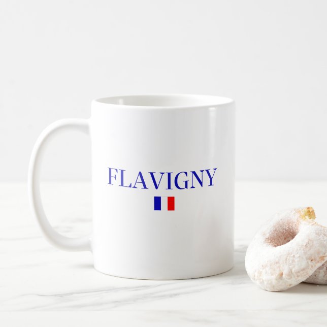 FLAVIGNY Frankreich Kaffeetasse (Mit Donut)