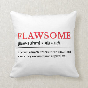 Flawsome - Anpassbare Wörterbuchdefinition Kissen
