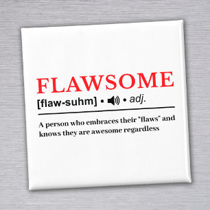 Flawsome - Customizable Dictionary Definition Magnet