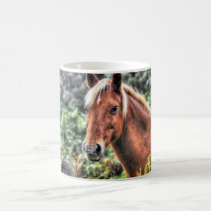 Flaxenmaned New Forest Pony of Hampshire, England Kaffeetasse
