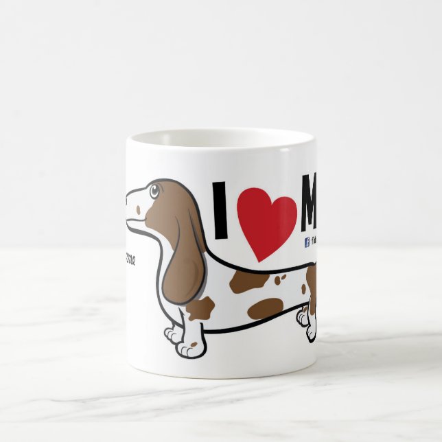 FLDR "ich Liebe mein" glatter Kaffeetasse (Mittel)