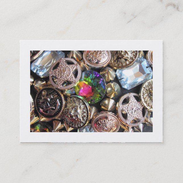 Flea Market Bling (Grenze) Visitenkarte (Vorderseite)