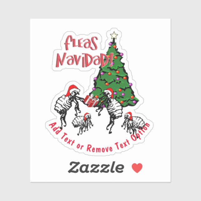 Fleas Navidad Christmas Aufkleber (Blatt)