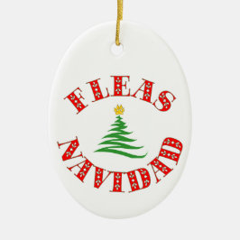 Fleas Navidad Keramik Ornament