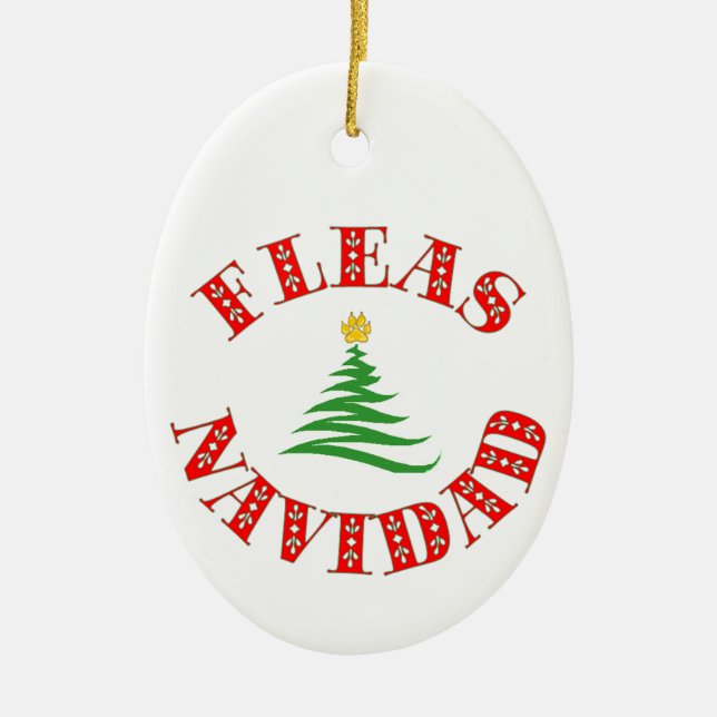 Fleas Navidad Keramik Ornament (Vorne)