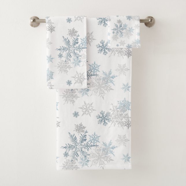 Fléau de neige gris bleu et argenté (En situation)