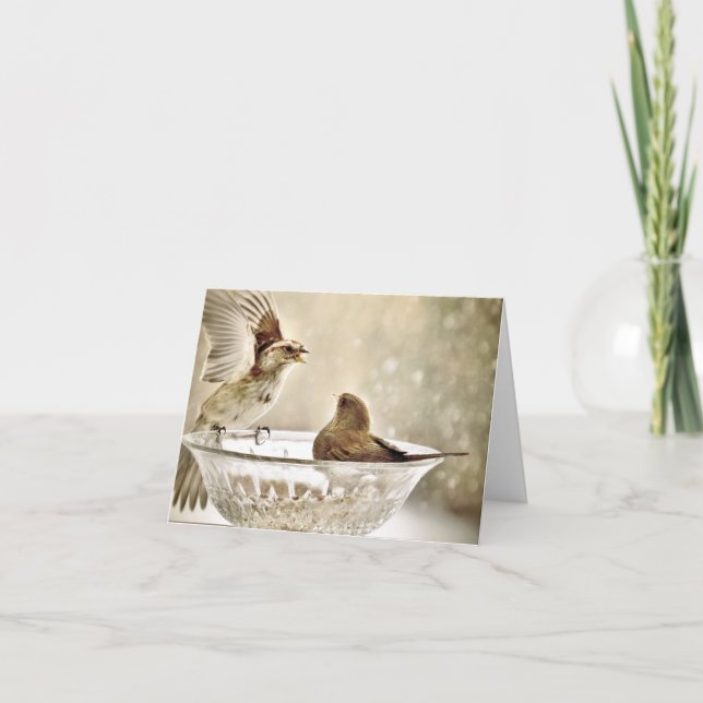 Flèche avec message - Carte vierge (Devant)