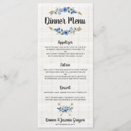 Flèches Rustiques Boho & Menu Mariage Floral