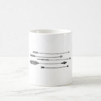 Flèches sur la tasse
