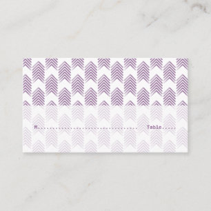 Flèches Tribales Violet Mariage Cartes de Place
