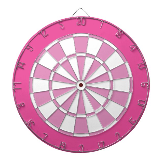 Fléchettes Cible de flechettes : Blanc, Rose Clair Et Dar Ros (Devant)