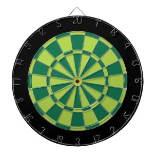 Fléchettes Cible de flechettes : Chaux, Vert Et Noir