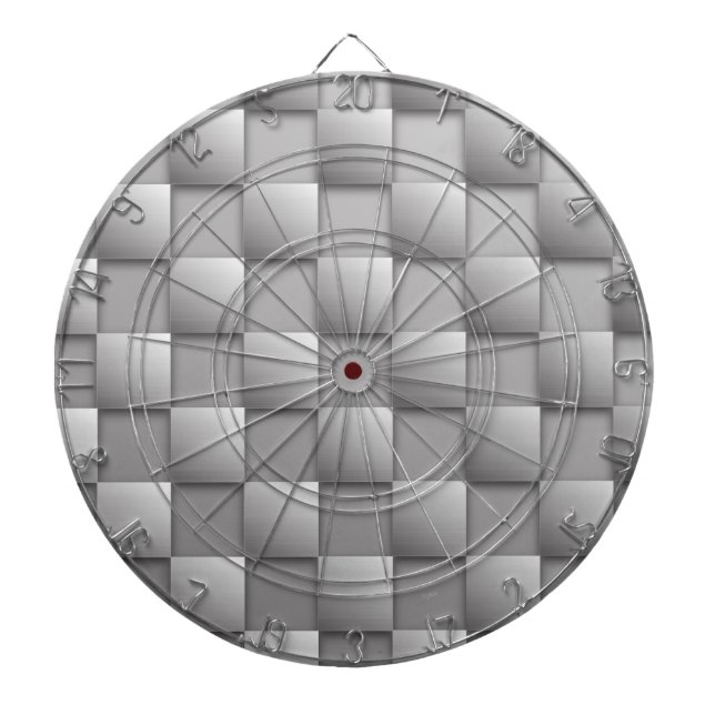Fléchettes Cible de flechettes des chèques en argent (Devant)