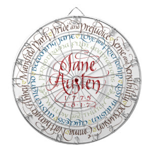 Fléchettes Cible de flechettes - drames de période de Jane