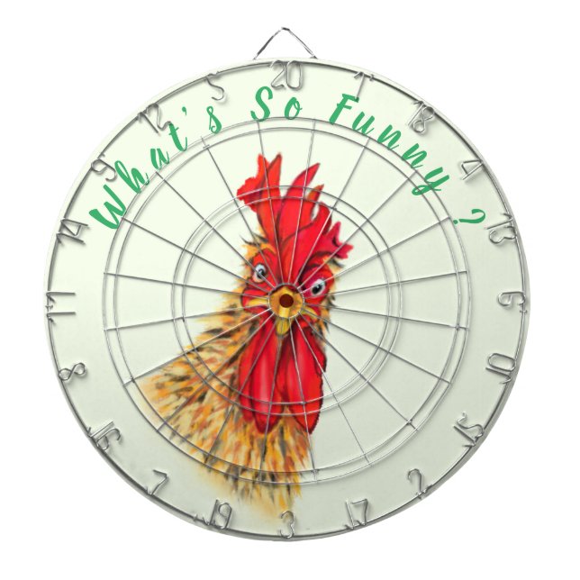 Fléchettes Cible de flechettes ludique surpris Rooster Farm (Devant)