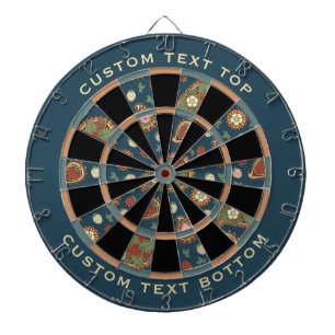 Fléchettes Cible de flechettes Motif de fraise Paisley