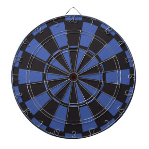 Fléchettes Cible de flechettes noire et bleue