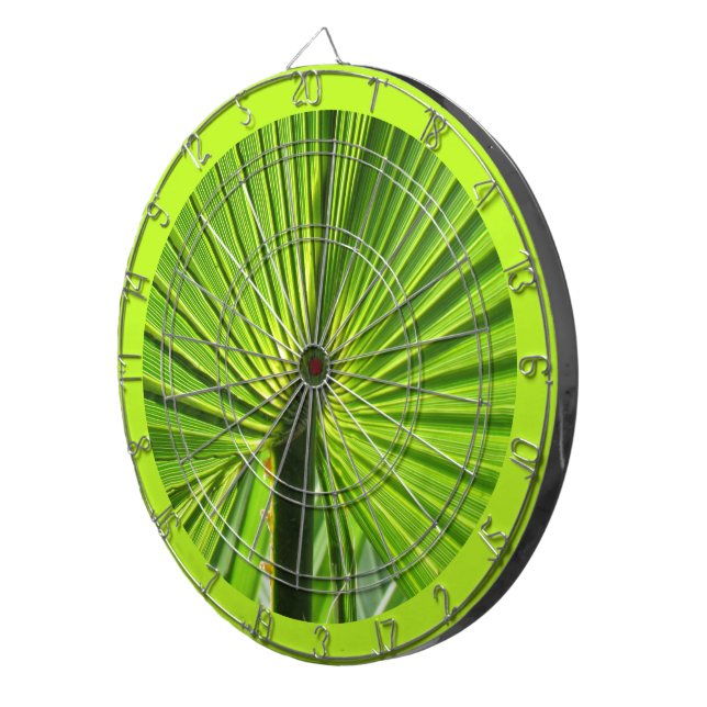 Fléchettes Cible de flechettes - Palm Frond avec bordure (Devant droit)