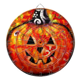Fléchettes Cible de flechettes - Whimsical Halloween Jack-o'-