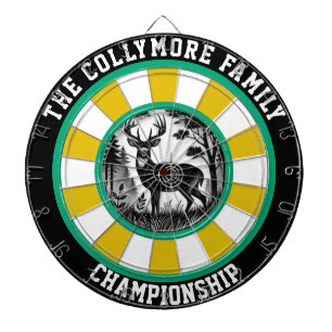 Fléchettes Décor mural de la cible de la forêt de cerfs